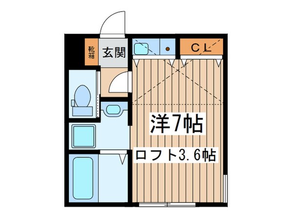 Maple　Westの物件間取画像